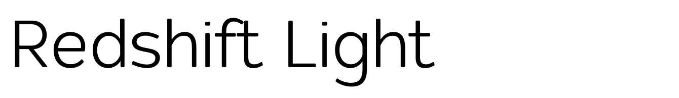 Redshift Light